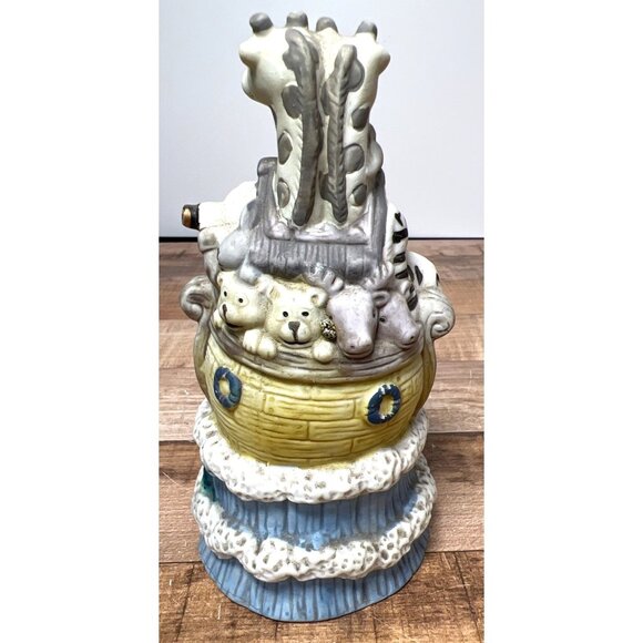 Noahs Ark Animal Ceramic Bell 5.5" Matte Finish - Picture 3 of 6